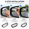 Blind Spot Mirror for Cars – Adjustable Wide-Angle Convex Mirror