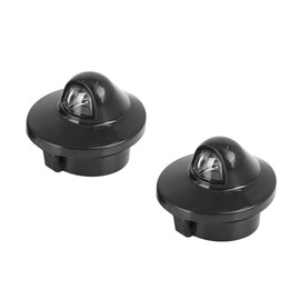 X AUTOHAUX Pair Car License Plate Light Tag Lamp Housing Replacement for Ford F-150 F-250