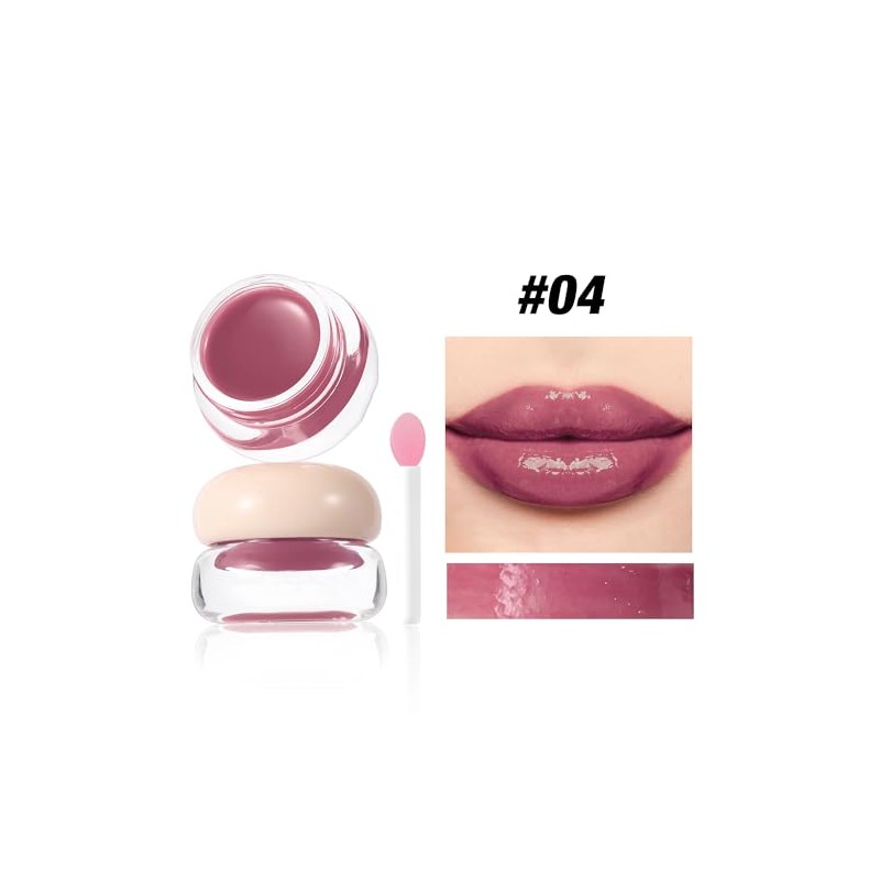 Bluemega Gloss Labial Tipo Jelly Hidratante Water Shine Perlado, 04