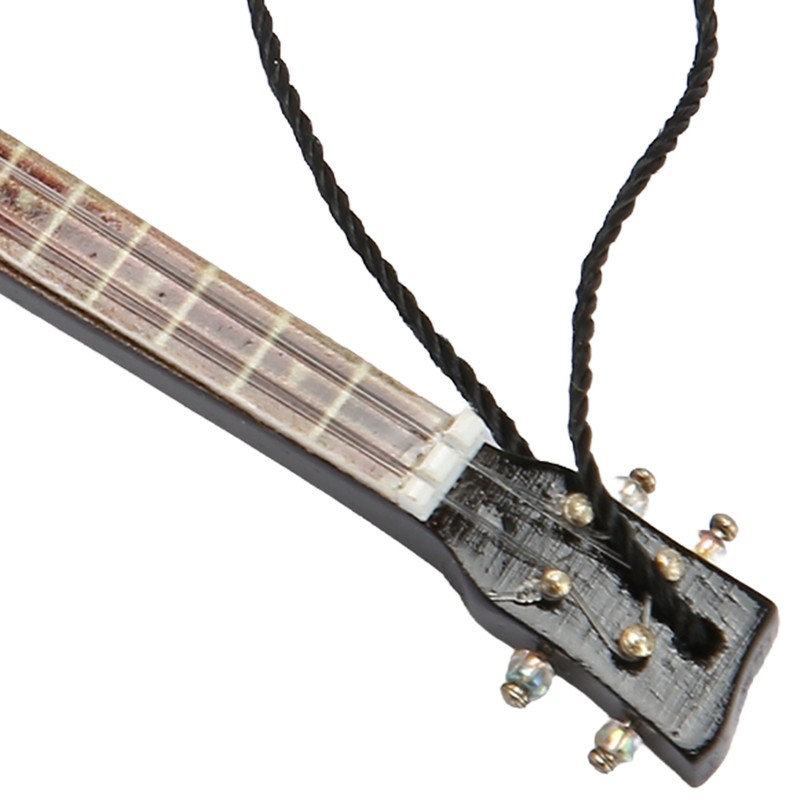 Miniature Electric Guitar Model Innovative Simulation Hand Crafted Wooden Guitar