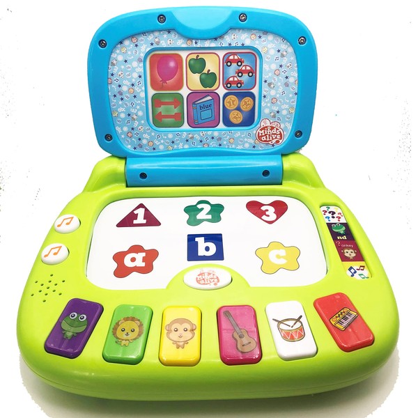 Minds Alive MA03 Smart Laptop Toy for Kids-Helps Child Development, Listening and Attention Skills-Features Fun Interactive Learning Activities, 2+ Years