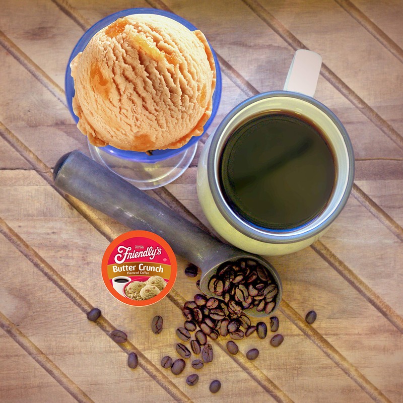 Friendly's Flavored Ice Cream Coffee Pods, Compatible with Keurig K
