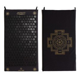 ShaktiMat Classic Acupressure Mat, Level 3 Intensity, Organic Cotton Certified, Ethically Handcrafted in India, Sustainable and Durable. Acupuncture relieves Stress, Tension, Promotes Relaxation