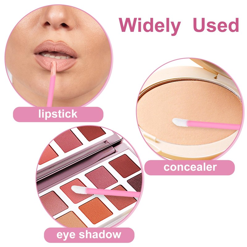 200 Stück Einweg-Lippenpinsel, Make Up Lippenstift Pinsel, Schminkpinsel, Lippenapplikator Werkzeug