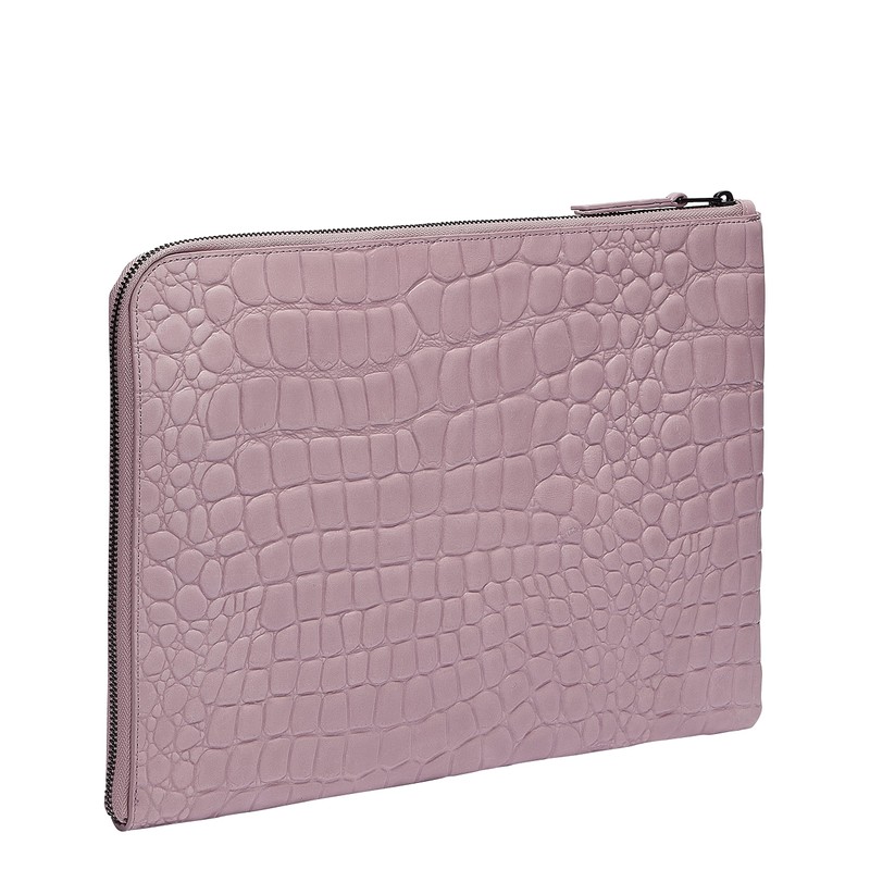 Laptop Case-PAPER BAG CROCO