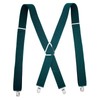 Heavy Duty Suspenders for Men – Adjustable 2-Inch Elastic X-Back