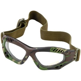 Mil-Tec Commando Brille AIR PRO Woodland KLAR