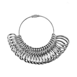 Ring Gauge, Ring, Size Measurement, Japanese Standard No. 1 - 28, Professional Specifications, Size Gauge, Ring, Number, Pairing, Accessory, Ring, Wedding, Engagement Pair, Gift, Silver