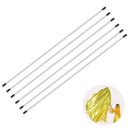 Baisdan 6 Piece Flex Rods, 35 in Worship Flags Bendable Flexible Sticks for Worship and Praise Flag Dance Accessory 3 Diffrence Length