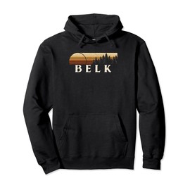 Belk, AL Vintage Evergreen Sunset Eighties Retro Pullover Hoodie