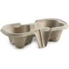 2-Cup Holder Take-Out Cup Carriers Eco-Friendly Tea Coffee Drinks Carry
