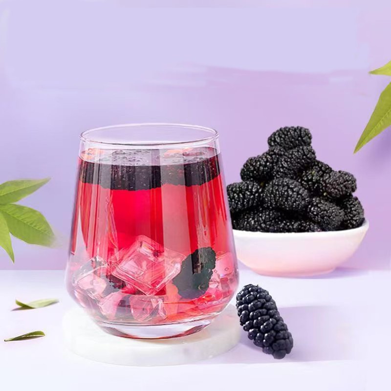 Dried Black Mulberries 14.1oz Black Mulberry Tea Sweet Delicious Dried