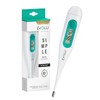 Evolu Waterproof Digital Thermometer - Temperature Measurement in Mouth, Rectal