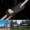 ZORVUJI 20 pieces aluminium alloy guyline, tent rope tensioner, cord