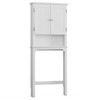 UTEX Over The Toilet Storage Cabinet, Over Toilet Bathroom Organizer