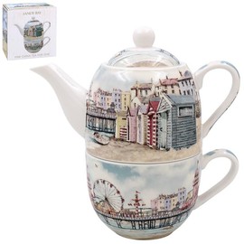 The Leonardo Collection LP95974 Sandy Bay Tea for ONE, Ceramic
