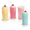 Tupperware Set De 4 Vasos Caribe Medianos 350ml Con Tapa