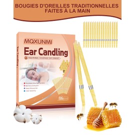 MQXUNMI Pack of 16 Ear Candles (Beige) 16 Pieces Ear Candles (Beige) 16 Pieces Ear Candles (Beige) 16 Pieces Ear Candles (Beige) 16 Pieces Ear Candles (Beige)