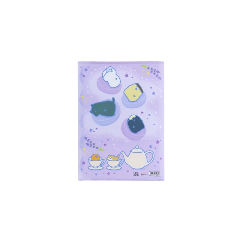 Sunstar Stationery S2173123 Stationery Goods, Clear File, 5 Pockets, Relax