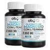 OBY Bisglicinato de Magnesio 2920 mg + L-Teanina 200 mg