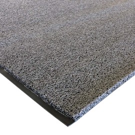 VINTEK VinLoop BACKED Vinyl Loop Floor Mat Doormat for Entryways Deck Patio Pool Shower Locker-Room Spaghetti Loop Scraper Mat Traps Dirt and Water for Indoor Outdoor Use (4'x2', Grey)