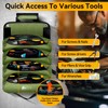 CLESOO Roll Up Tool Bag Organizer 10 Pockets Tool Roll