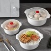 POYIPI Microwave Bowls with Lids Plastic Microwave Safe Bowls Microwave