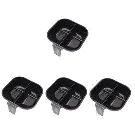 Baluue 4pcs Professional Hair Dye Mixing Bowl Sturdy Plastic Hair Dye Bowl for DIY Salon Use