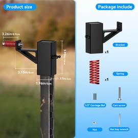 T Post Target Hanger - Heavy Duty TPost Targets Hangers for Shooting Steel Targets, Shooting T Post Holder, Ar 500 Steel Target T Post Mount, T Post Hooks for Targets