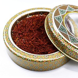 Intense Delish Premium Saffron/ Zaffron 5 GMS Threads, Pure Red Saffron Spice Threads I Highest Quality and Flavor | For Culinary Use Such as Tea, Paella Rice, Risotto, Tachin, Basmati, Rice I Grade A+, Highest Grade Saffron I by Intense Delish