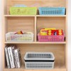 Obstnny Paper Organizer Basket, Plastic File Baskets, Colorful (6 Packs)