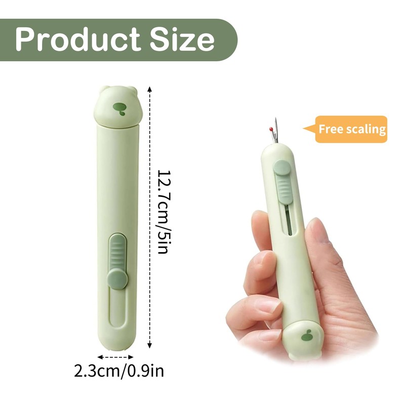 Wbgraceful 2 in 1 Automatic Needle Threader Seam Ripper -