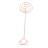 15PCS Table Number Holder 22cm Heart Shaped Iron Wire Picture