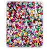 12000Pcs Bulk Loose Flake Sequins Rainbow Cup Paillette Confetti 5MM