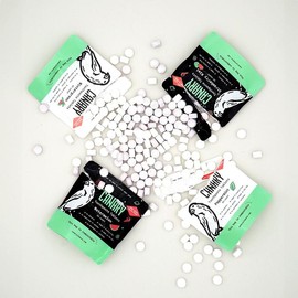 canary 4 Pack Sampler of Canary Toothpaste Tablets - Size: 4 Pack of 1-month Sample Pouches