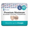 Because Because Premium Maximum Plus Adult Incontinence and Postpartum Bladder