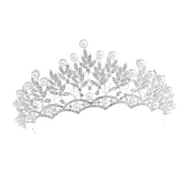 NOLITOY Stylish Bridal Tiara Comb Crystal Headdress for Women Wedding Party Accessory