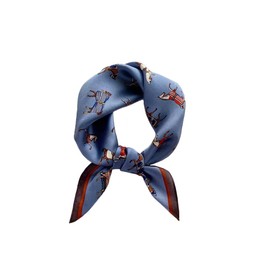 Tim & Tina Square 100% Mulberry Silk Hair Scarf Head Sleeping Wrap Satin Head Scarf for Women (S5 Red White Stripes)