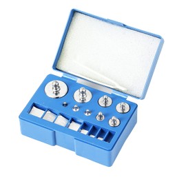 HFS(R) 17pcs M2 Grade Calibration Weight Set 100g 10g 10g 20g 50g 1g 2g 5g Weight Scale Chrome Plated Gram Scale with Tweezers