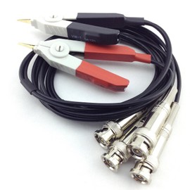 Kelvin Clip 4 Terminals Resistance Measurement Kelvin Clips LCR Counter Impedance Capacitor Coil