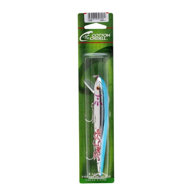 Cotton Cordell C0906 Red Fin Fishing Lure, Chrome/Blue Back, 5"