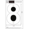 QT Modern House Number - EXTRA LARGE 10 inch BLACK