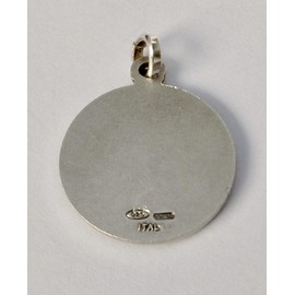 925 STERLING SILVER " THE SACRED HEART OF JESUS " MEDAL - 100% MADE IN ITALY