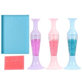 Operitacx 3pcs Diamond Art Pens, Vase Shape Diamond Art Tools Tool Diamond Drawing Pens Diamond Dotting Pens for Diamond Nail Painting Art Crafts