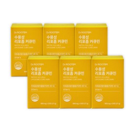 Dr. Lutim (현대홈쇼핑)닥터루템 수용성 리포좀 커큐민 6박스(6개월) (Hyundai Home Shopping) Dr. Ruteem Water-Soluble Liposome Curcumin 6 Boxes (6 Months)