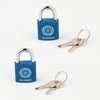 2 Pack Iron Padlock with Keys Heavy Duty Padlock High