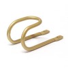 Wakisangyo Kabette J-Shaped Hook, Brass Color, Height 2.6 x Width