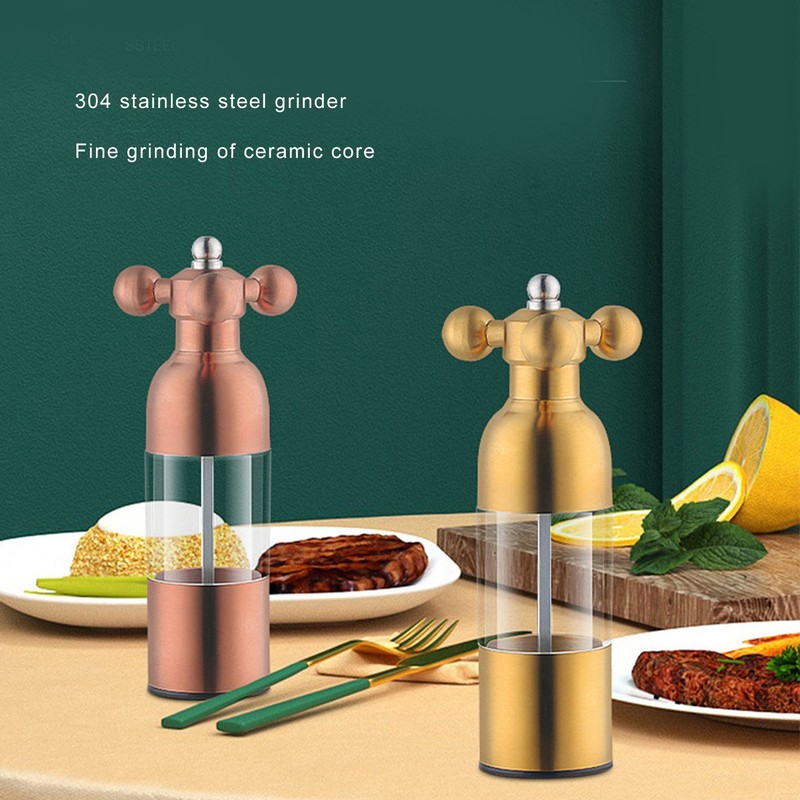 Stainless Steel Salt and Pepper Grinder Manual Ceramic Grinding Core