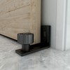 CCJH Sliding Barn Door Floor Guide Adjustable Wall Mounted Bottom