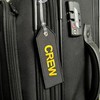 Crew/Do Not Remove from Aircraft Luggage tag | Black/Yellow |